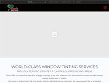 Tablet Screenshot of oasiswindowtinting.com